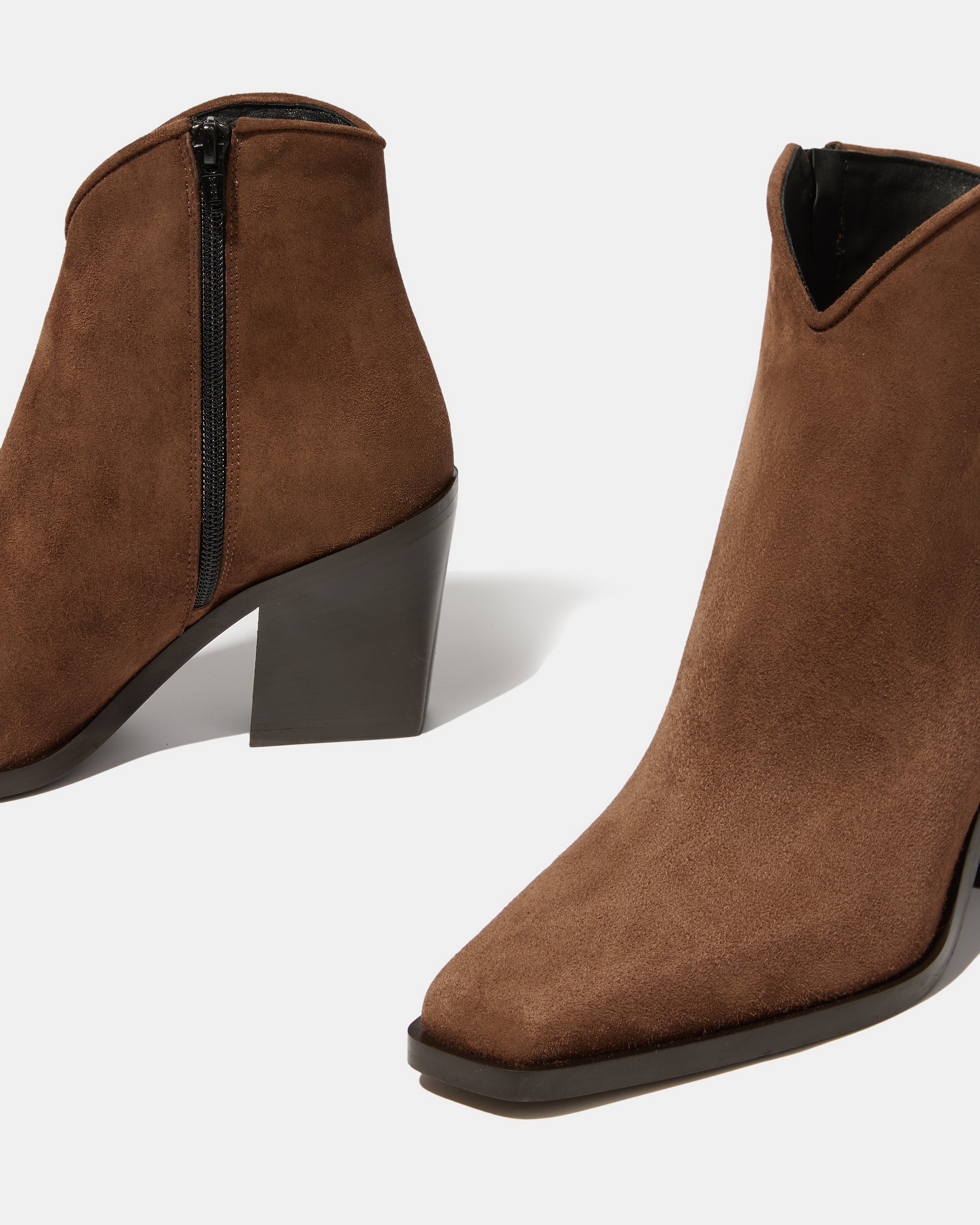 Коричневые замшевые ботинки - Image 4 of 5