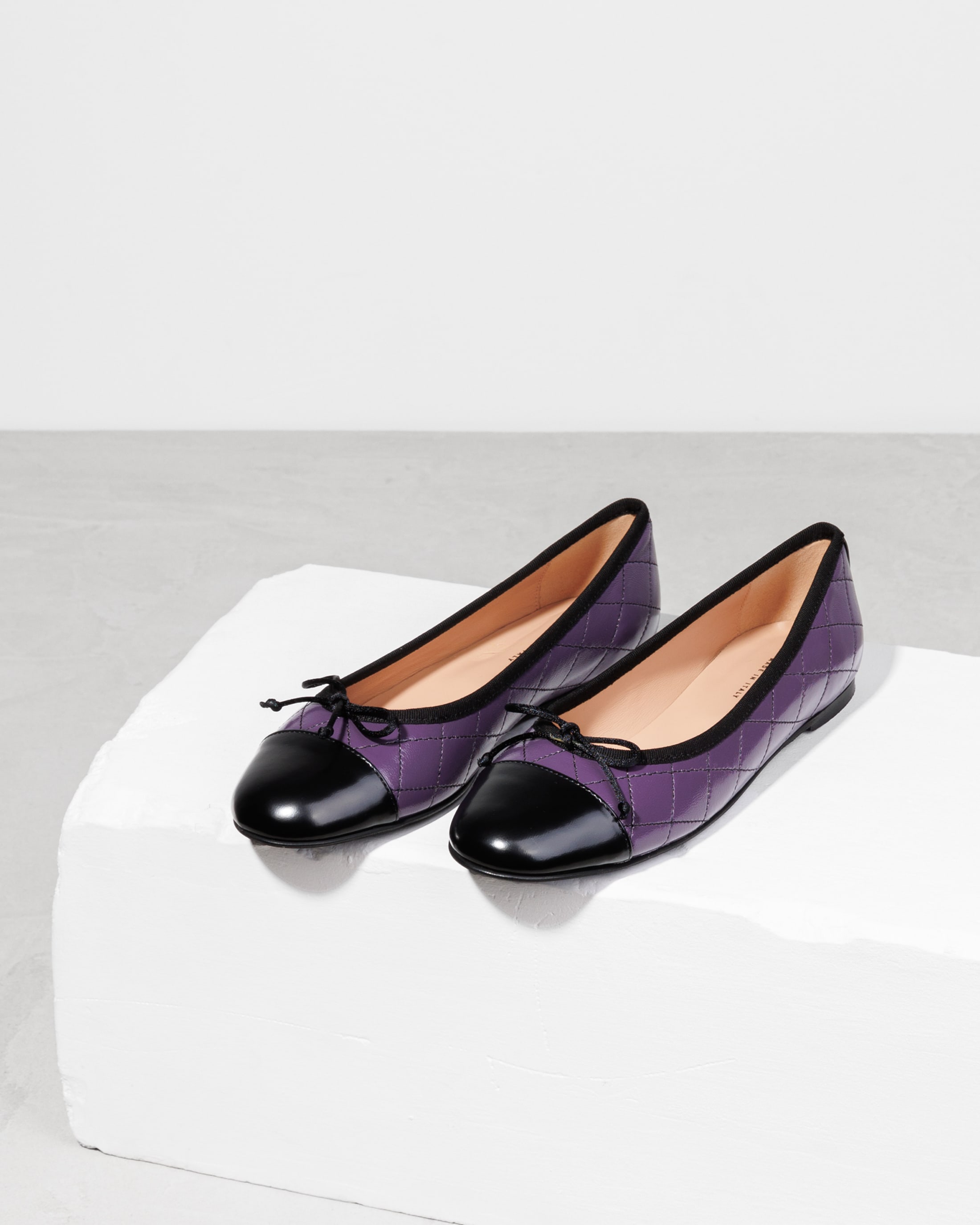 Фиолетовые балетки из натуральной кожи - Image 2 of 6