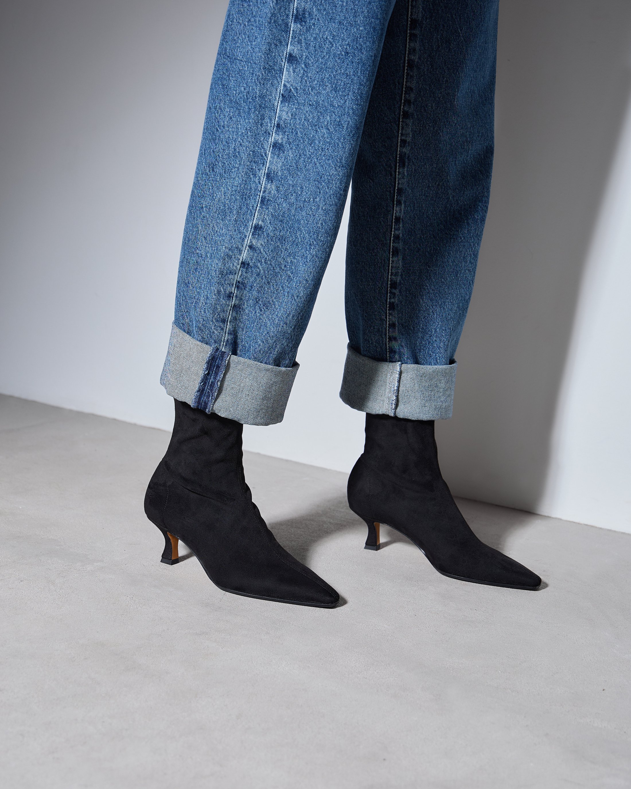 Черные ботильоны из натуральной замши - Image 5 of 6