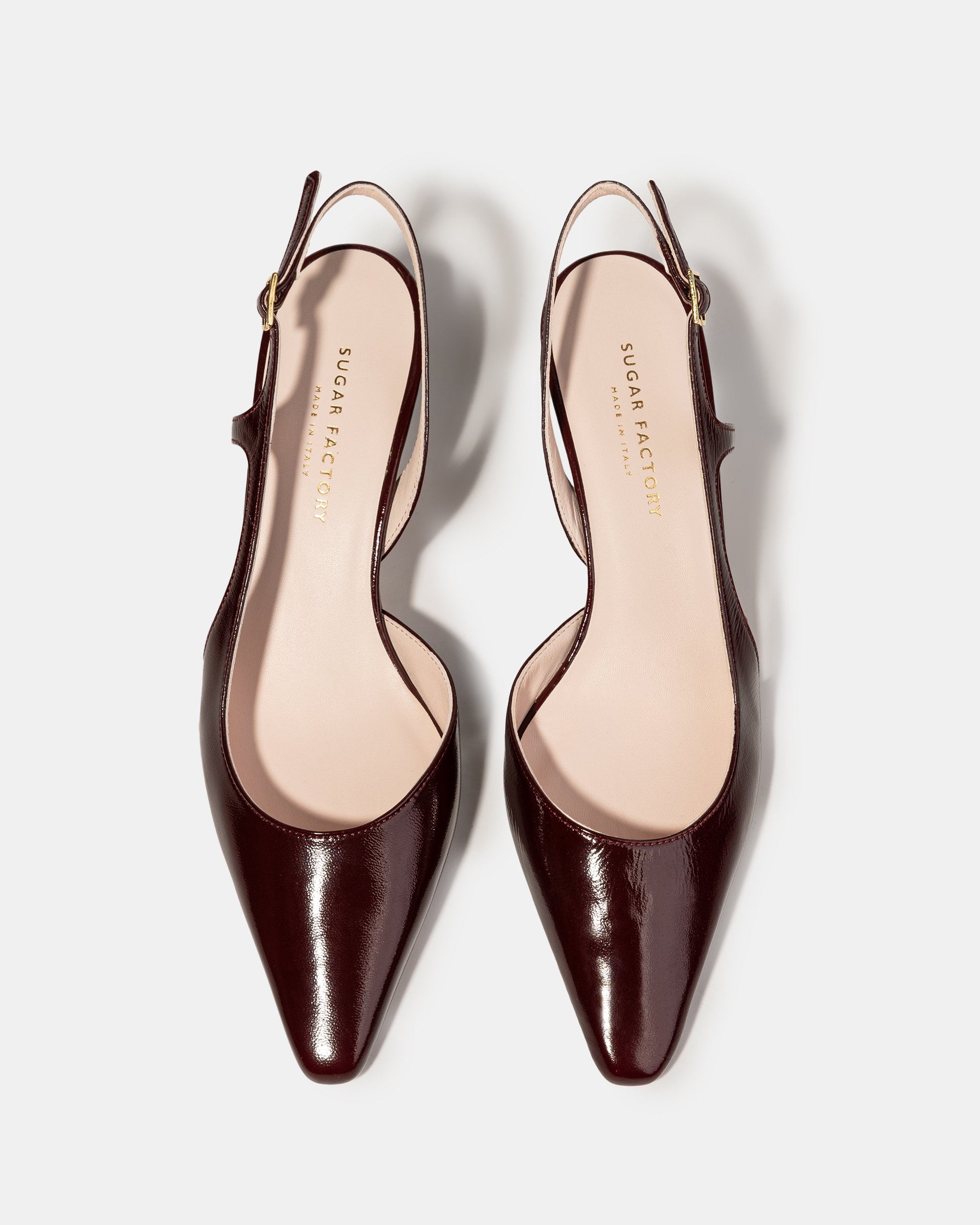 Винные лакированные туфли - Image 3 of 4