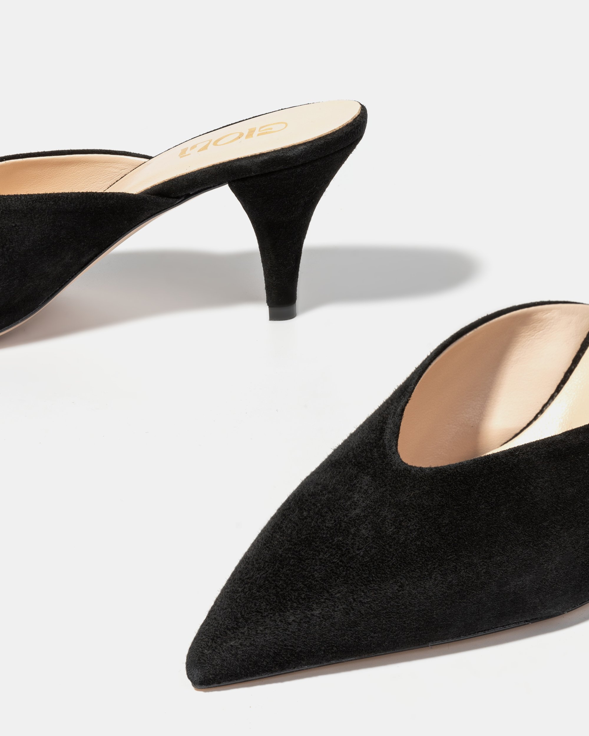 Черные замшевые мюли - Image 4 of 5